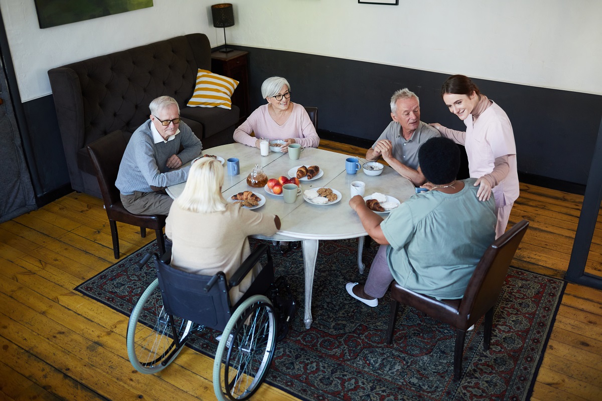 Обстановка в пансионате